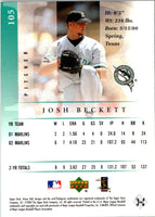 2003 Upper Deck Honor Roll Josh Beckett #105