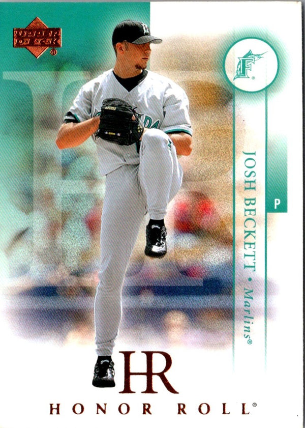 2003 Upper Deck Honor Roll Josh Beckett #105