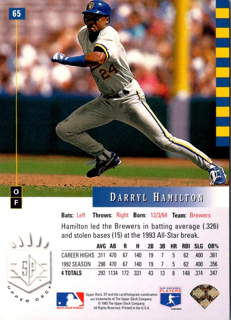 1993 SP Darryl Hamilton