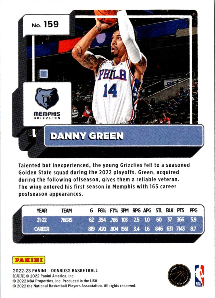 2022 Donruss Danny Green