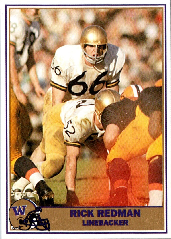 1992 Pacific Greats Washington Huskies Rick Redman #66
