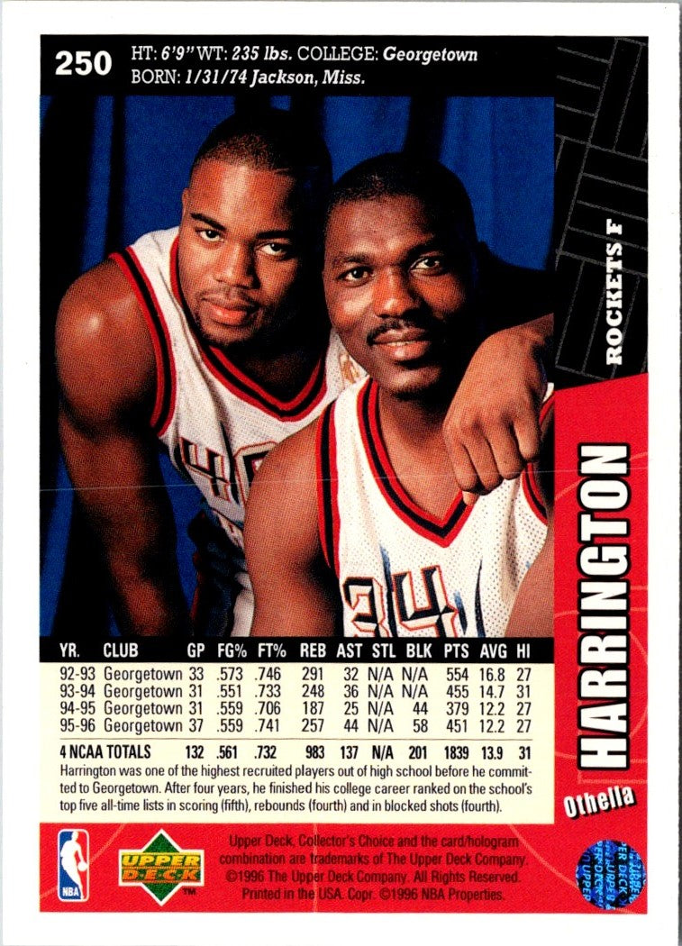 1996 Collector's Choice Othella Harrington