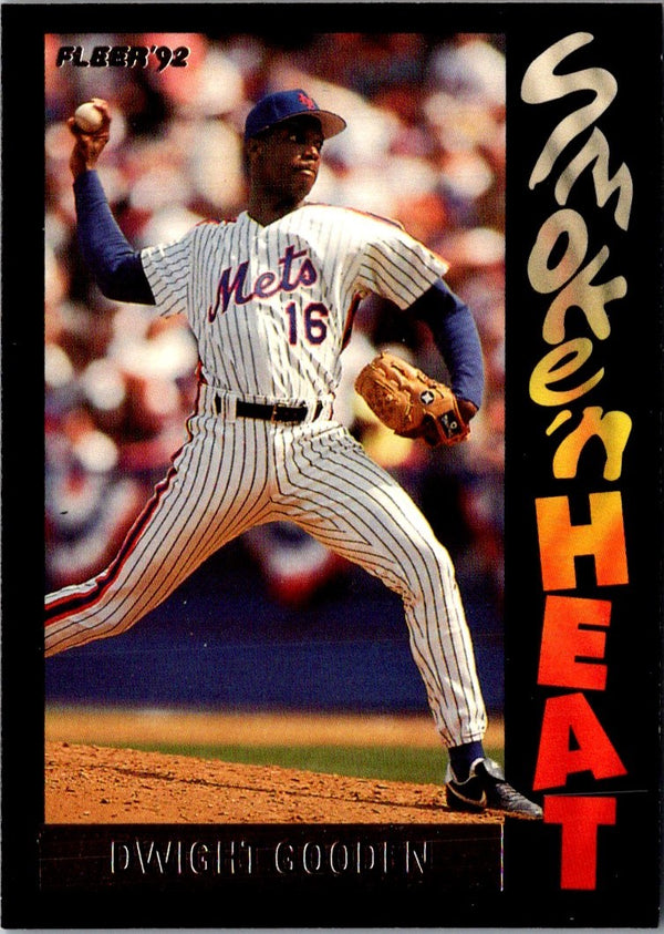 1992 Fleer Smoke 'N Heat Dwight Gooden #8