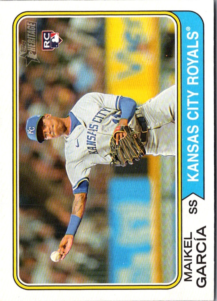 2023 Topps Heritage Maikel GarcÃ­a