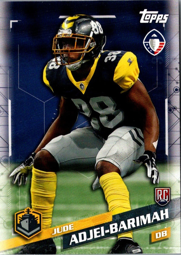 2019 Topps AAF Jude Adjei-Barimah #62 Rookie