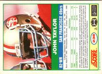 1989 Score John Taylor #238 Rookie