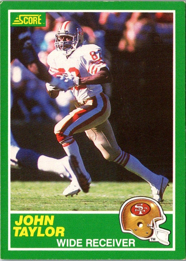 1989 Score John Taylor #238 Rookie