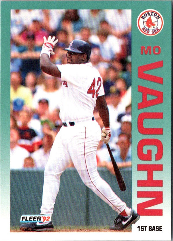 1992 Fleer Mo Vaughn #49