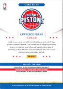 2012 Hoops Lawrence Frank