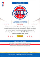 2012 Hoops Lawrence Frank #92