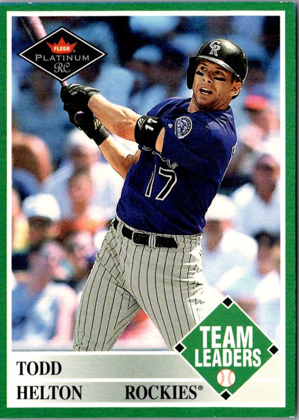 2001 Fleer Platinum Todd Helton #452