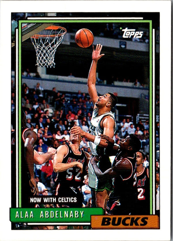 1992 Topps Gold Alaa Abdelnaby #350