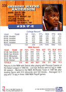 1993 Hoops Greg Anderson