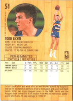 1991 Fleer Todd Lichti #51