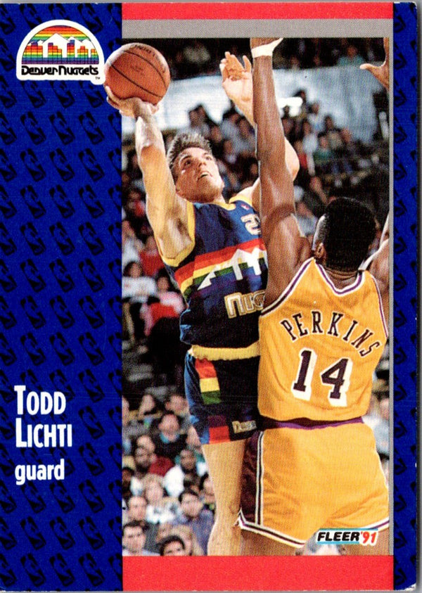 1991 Fleer Todd Lichti #51