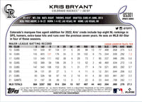 2022 Topps Update Kris Bryant #US301