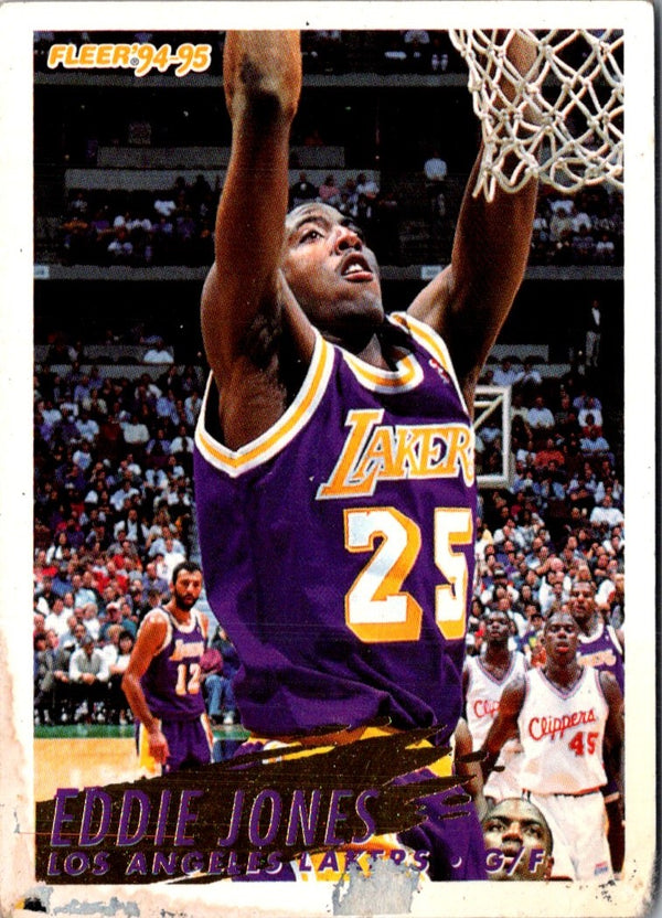 1994 Fleer Eddie Jones #308 Rookie