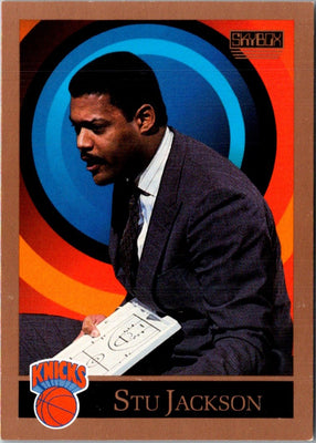 1990 SkyBox Stu Jackson #318