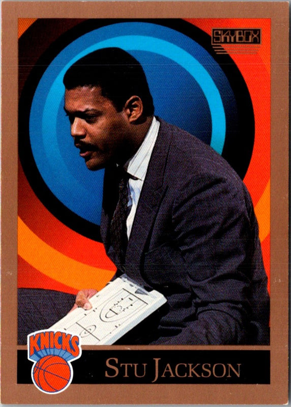 1990 SkyBox Stu Jackson #318