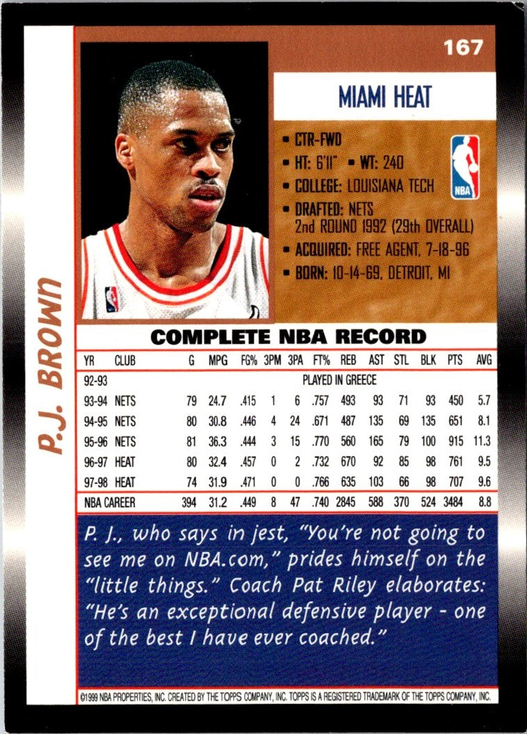 1998 Topps P.J. Brown