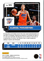 2022 Donruss Aleksej Pokusevski #105