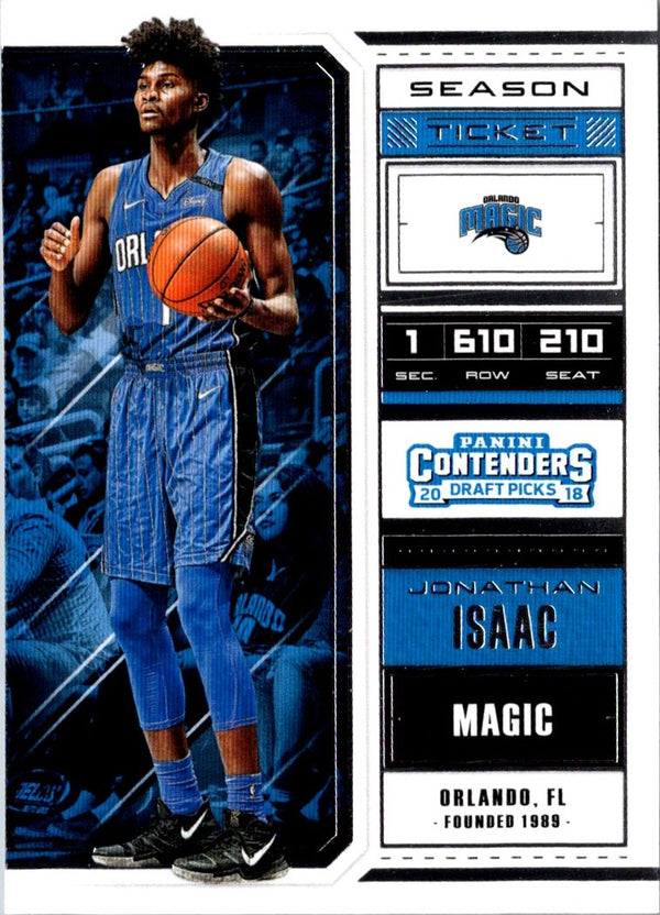 2018 Panini Contenders Draft Picks Jonathan Isaac #27B