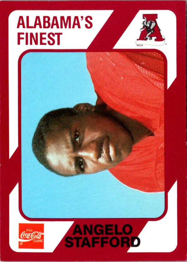 1989 Collegiate Collection Alabama Coke 580 Angelo Stafford #380