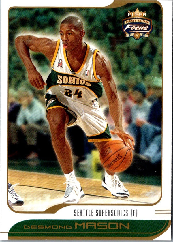 2001 Fleer Focus Desmond Mason #81