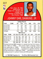 1990 Hoops Johnny Dawkins #227