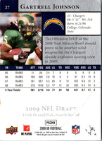 2009 Upper Deck Rookie Exclusives Gartrell Johnson #27