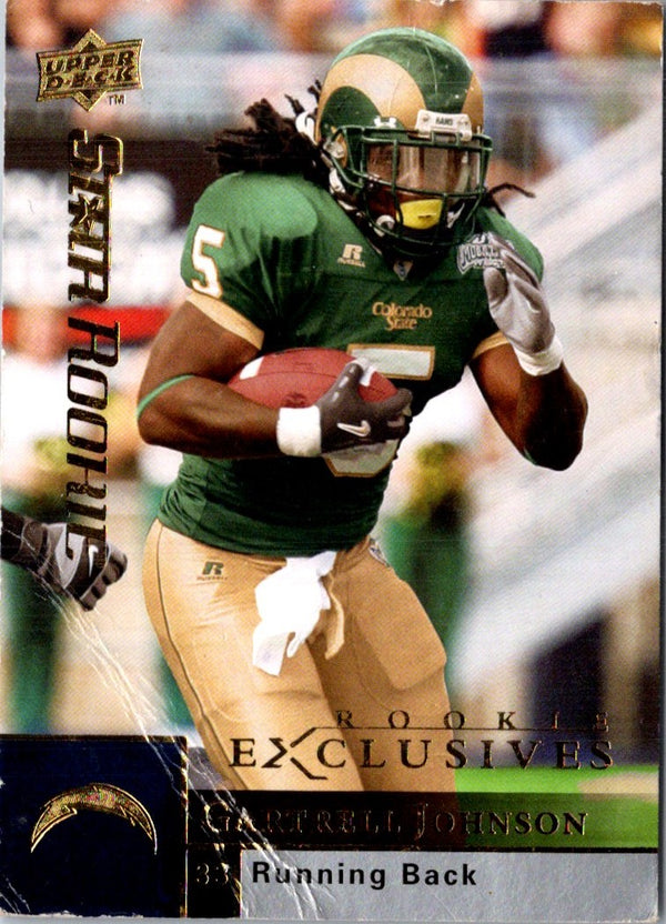 2009 Upper Deck Rookie Exclusives Gartrell Johnson #27