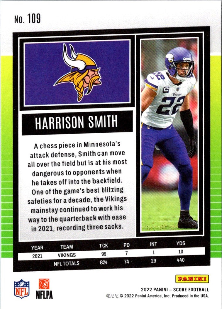 2022 Score Harrison Smith