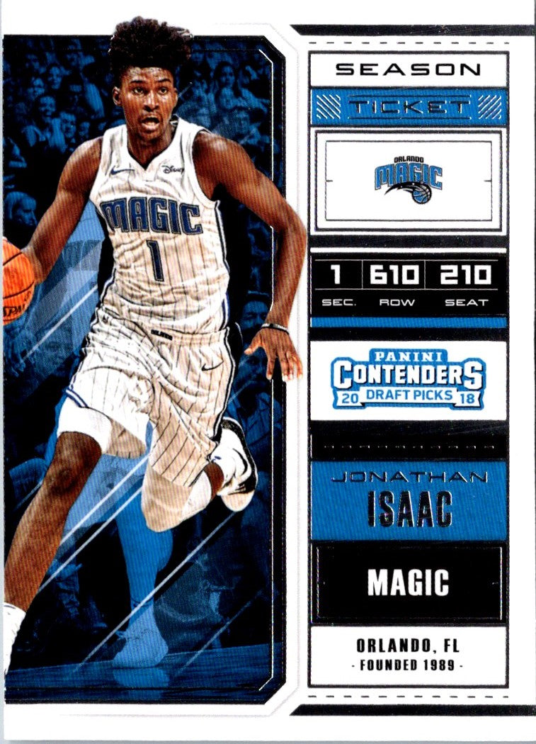 2018 Panini Contenders Draft Picks Jonathan Isaac