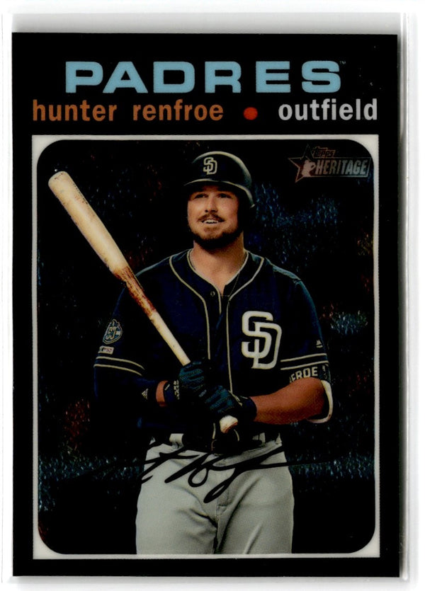 2020 Topps Heritage Spring Mega Box Chrome Exclusives Hunter Renfroe #THC-477 /999