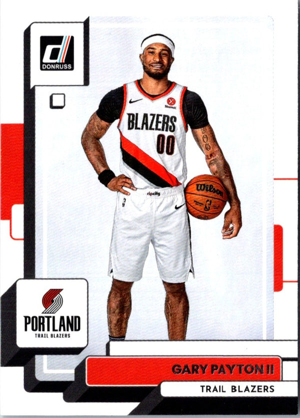 2022 Donruss Holo Laser Red/Gold Gary Payton II #110