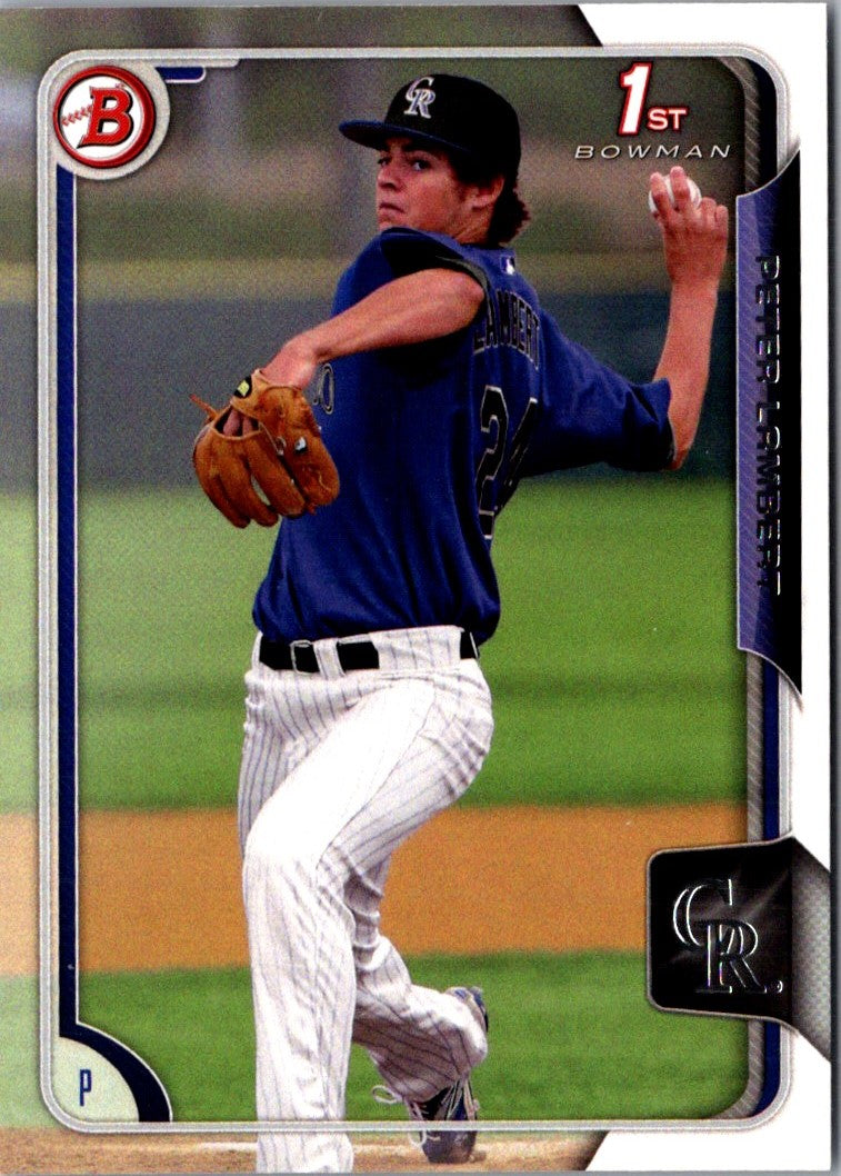 2015 Bowman Draft Picks & Prospects Peter Lambert