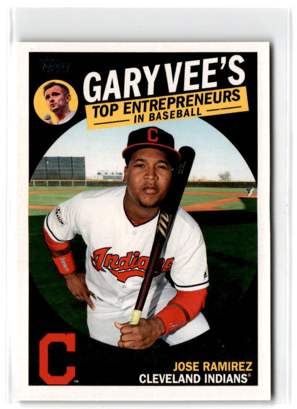 2019 Topps Gary Vee's Top Entrepreneurs in Baseball Jose Ramirez #GV-5