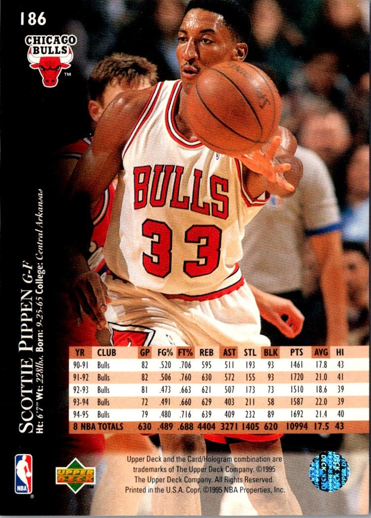 1995 Upper Deck Scottie Pippen