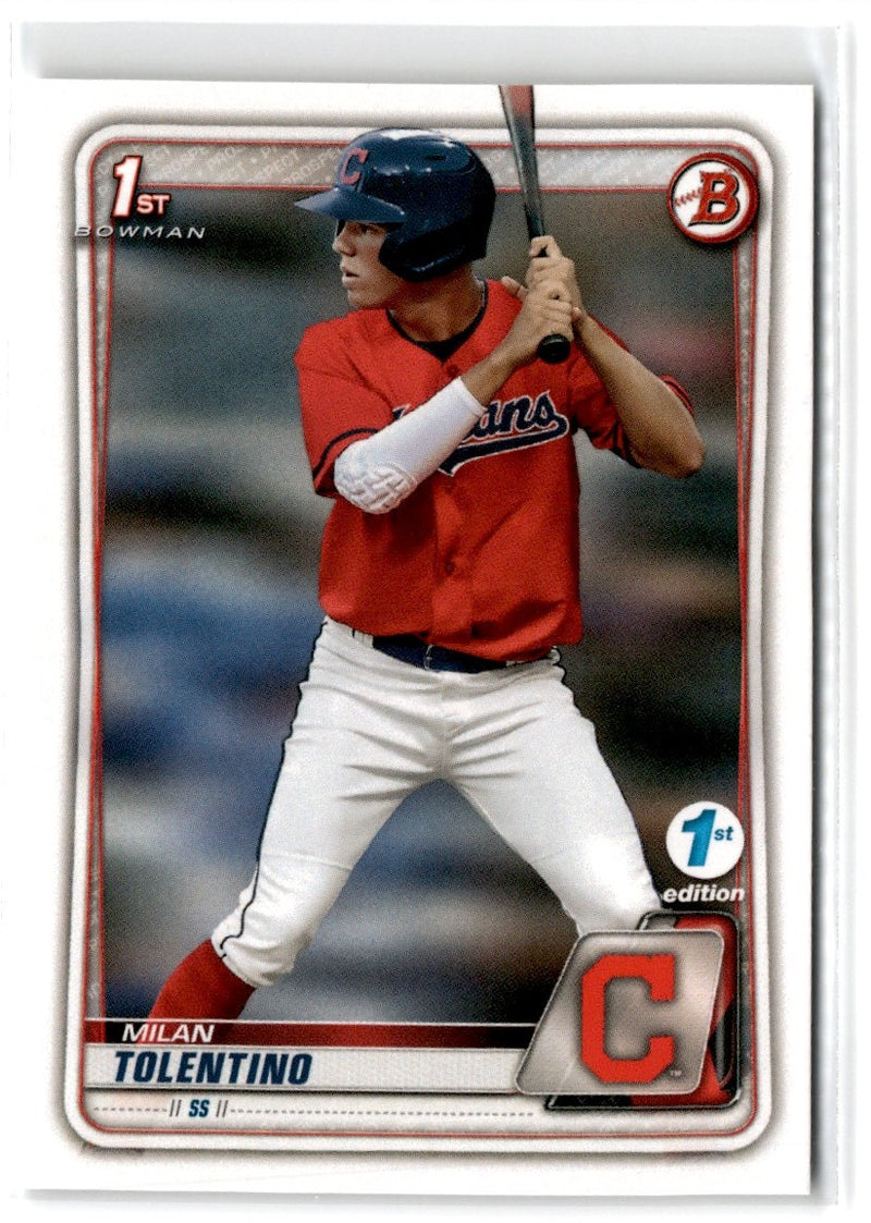 2020 Bowman Draft 1st Edition Milan Tolentino