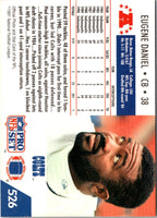 1991 Pro Set Eugene Daniel #526