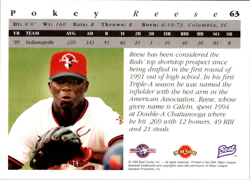 1995 Best Pokey Reese