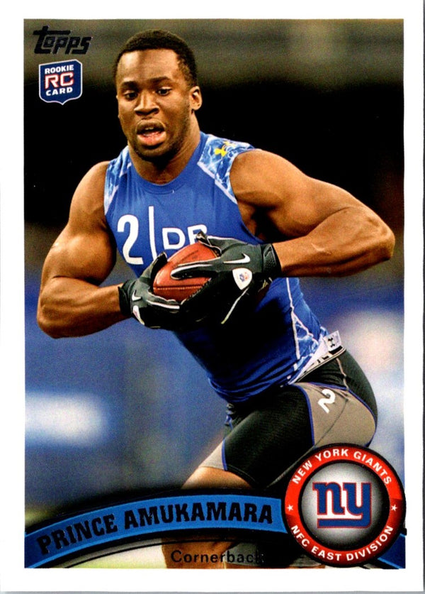 2011 Topps Prince Amukamara #58 Rookie