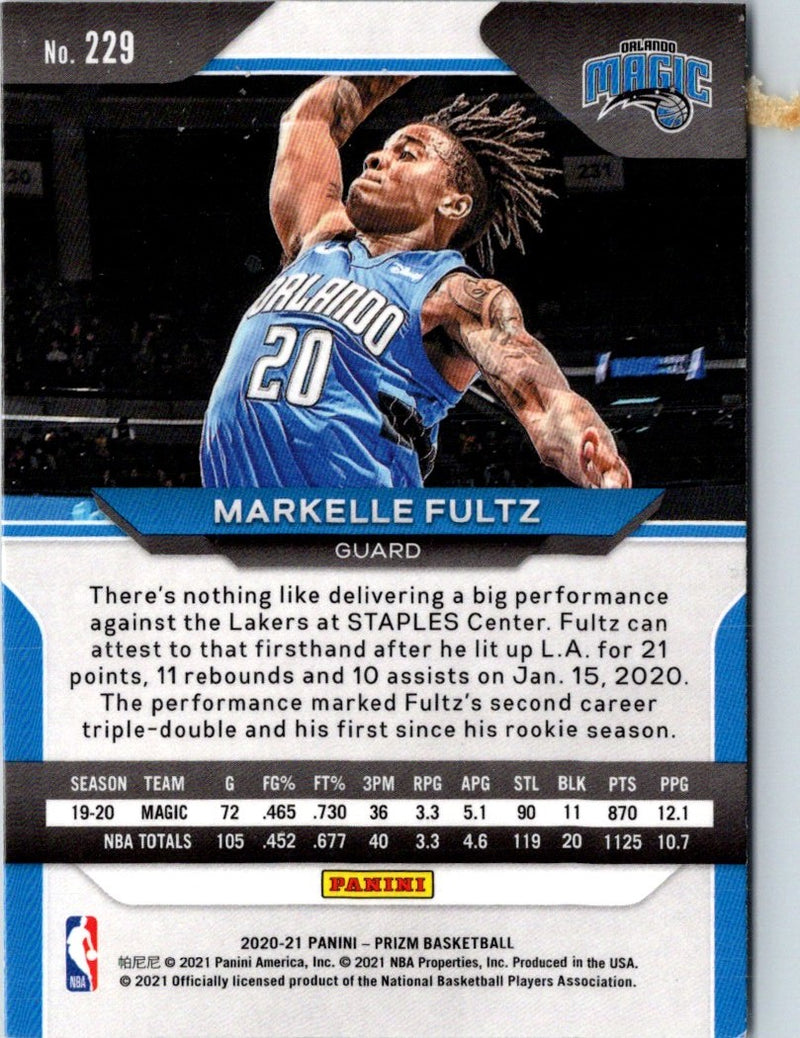 2020 Panini Prizm Markelle Fultz