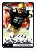 2006 Fleer Joe Klopfenstein #151 Rookie