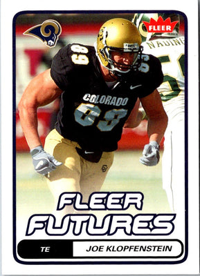 2006 Fleer Joe Klopfenstein #151 Rookie