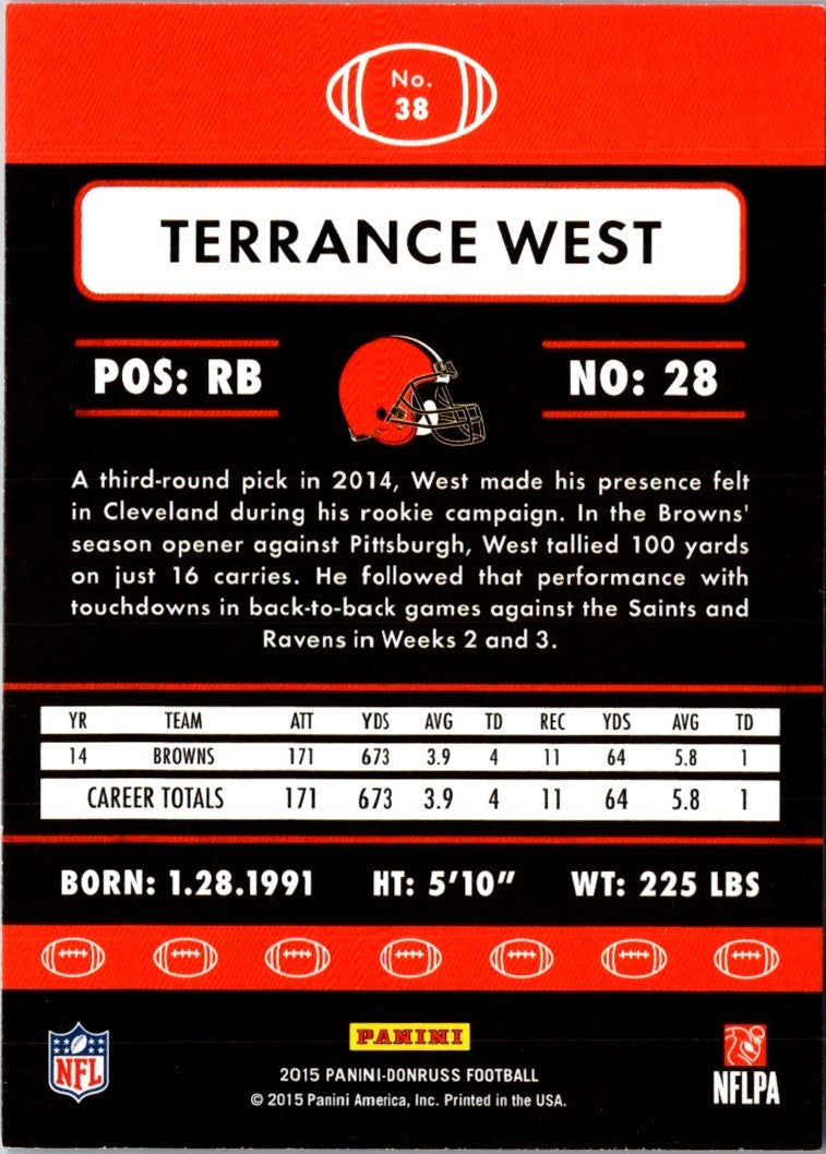 2015 Donruss Terrance West