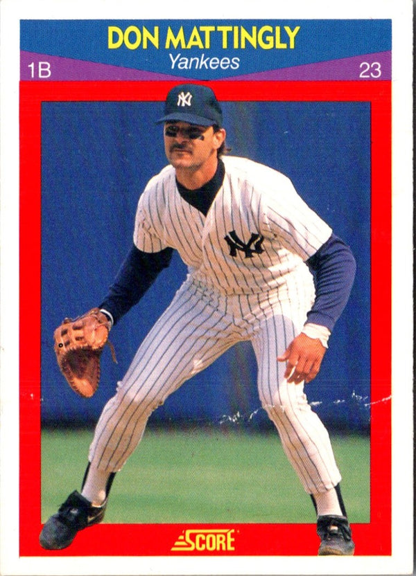 1990 Score 100 Superstars Don Mattingly #10