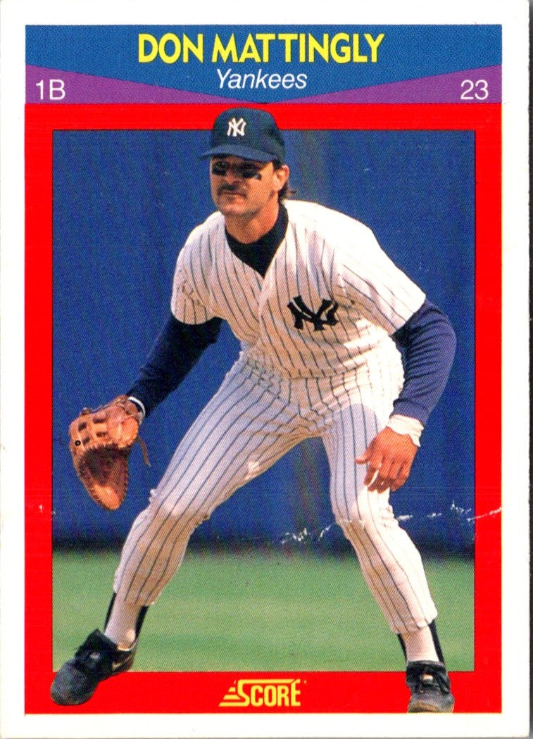 1990 Score 100 Superstars Don Mattingly