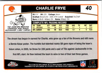 2006 Topps Chrome Charlie Frye #40