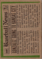 1974 Topps Traded Fernando Gonzalez #649T